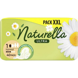 Naturella Ultra Normal Μέγεθος 1 Σερβιέτες με Φτερά για Κανονική Ροή 4 Σταγόνες 40τμχ