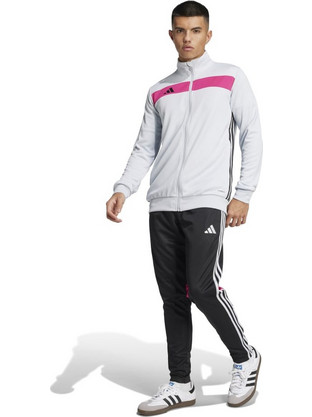 Adidas Tiro Ανδρικό Σετ Φόρμας με Λάστιχο Μαύρο Λευκό JD0469