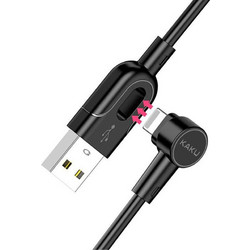 Kakusiga KSC-374 Angle 90° USB-C to Lightning Cable 1m Black