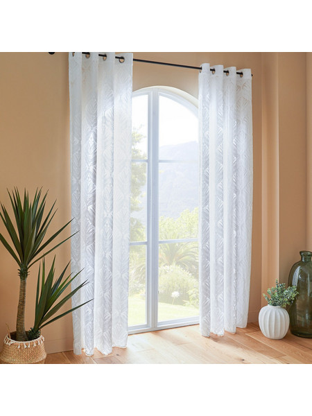 Spitishop Κουρτίνα Παραθύρου Floral με Τρουκς 140x240 Lazi Wild 209011D