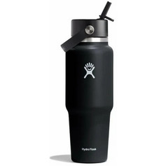 Hydro Flask Travel Wide Flex Straw Black 946ml