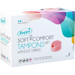 Beppy Soft Comfort Wet Ταμπόν για Κανονική Ροή 2 Σταγόνες 2τμχ