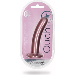 Ouch! Smooth G-Spot Dildo με Βεντούζα 14.5cm Ροζ