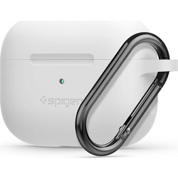 Spigen Θήκη Σιλικόνης με Γάντζο για Apple AirPods Pro 1 Λευκή