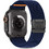 Tech-Protect Nylon Clasp Λουράκι Υφασμάτινο Navy Blue (Apple Watch 44 / 45 / 46 / 49mm)