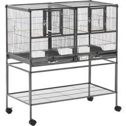 PawHut Κλουβί Πτηνών 95x45.5x102cm D10-052