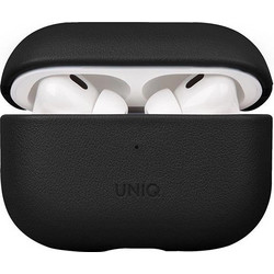 Uniq Terra Θήκη Δερμάτινη για Apple AirPods Pro 2 Μαύρη