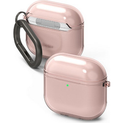 Ringke Air Θήκη Σιλικόνης με Γάντζο για Apple AirPods 4 Ροζ