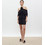 Mix & Match Mirella Mini Καλοκαιρινό Φόρεμα για Γάμο / Βάπτιση Ντραπέ Μαύρο SS2501