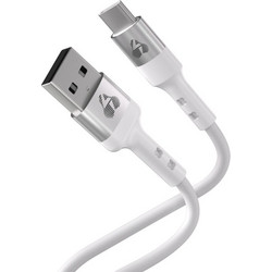 Powertech PTR-0162 USB-A to USB-C 60W 1m White 5210131124352