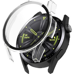 Techsuit Defense360 Pro Πλαστική Θήκη Tempered Glass για Huawei Watch GT3 46mm Διαφανής