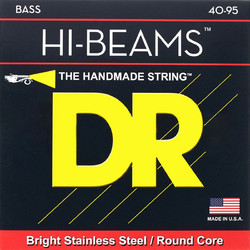 DR Strings Hi-Beam Σετ 4 Χορδές Ηλεκτρικού Μπάσου Stainless Steel 40-95" Light Tension