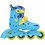 Flying Eagle NT2 Inline Αυξομειούμενα Rollers Παιδικά Μπλε Κίτρινα 103.NT2BL28
