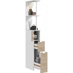 HOMCOM Στήλη Μπάνιου Δαπέδου MDF 834-114V80ND