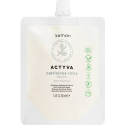 Kemon Actyva Nutrizone Ricca Μάσκα Μαλλιών για Επανόρθωση για Ξηρά Μαλλιά 100ml