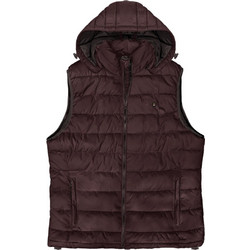 Double Αμάνικο Ανδρικό Μπουφάν Puffer Μπορντό MP2001-BO