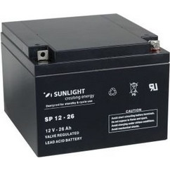 Sunlight SP12-26 Μπαταρία VRLA-AGM 12V 26Ah