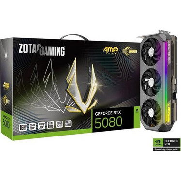 Zotac GeForce RTX 5080 16GB GDDR7 AMP Extreme Infinity Κάρτα Γραφικών ...