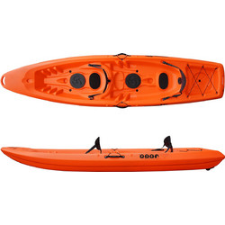 SCK Barka Πλαστικό Kayak 2 Ατόμων Πορτοκαλί 0201-35960