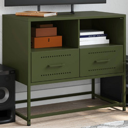 vidaXL Έπιπλο Τηλεόρασης Μεταλλικό N / A Μ68.5xΠ39xΥ60.5cm 846552