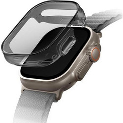 Uniq Garde Πλαστική Θήκη με Προστασία Οθόνης για Apple Watch Ultra 49mm Γκρι