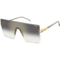 Carrera CA1075S-2F7FQ Γυναικεία Γυαλιά Ηλίου Μάσκα Μεταλλικά Ασημί με Μαύρο Degradee Φακό