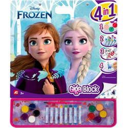 AS Company Giga Block Disney Frozen Σετ Ζωγραφικής 42x35x1.3cm 21τμχ 1023-62734