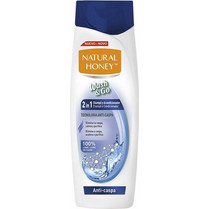 Wash & Go Natural Honey Σαμπουάν & Conditioner κατά της Πιτυρίδας για Ταλαιπωρημένα Μαλλιά 330ml