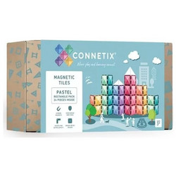 Connetix Magnetic Tiles Pastel 24τμχ