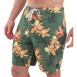 Hurley 39s Phantom Eco Classic 18'' Ανδρικό Μαγιό Βερμούδα Floral Χακί MBS0011920-324