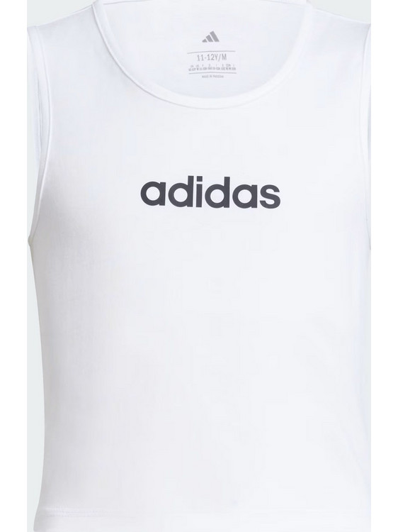 Adidas Παιδικό T-Shirt Αμάνικο Λευκό JC9734