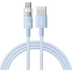 Baseus Display 2 Braided USB-A to USB-C 100W 2m Blue P10382701311-01