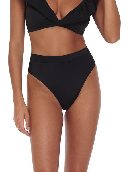 Bluepoint Solids Ψηλόμεσο Bikini Slip Μαύρο 25065089-02