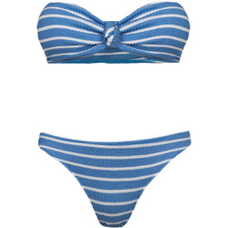Rock Club Bikini Set Strapless Μπλε BP-5008