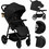 Lionelo Mira Καρότσι Μωρού Black Onyx
