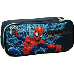 Gim Spider-Man Frame Κασετίνα με 2 Θήκες Μαύρη 337-10144