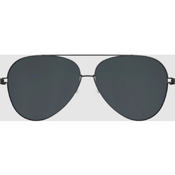Lindberg 8209 U9 Ανδρικά Γυαλιά Ηλίου Aviator Μεταλλικά Μαύρα με Μαύρο Φακό