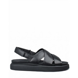 Clarks Δερμάτινα Γυναικεία Σανδάλια Ανατομικά Μαύρα 26181255