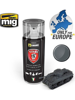 Vallejo Σπρέι Αστάρι Μαύρο Ματ 400ml