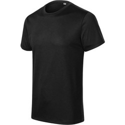 Malfini Ανδρικό Αθλητικό T-Shirt Μαύρο MLI-81001