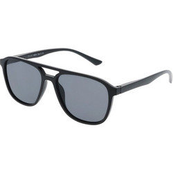 Silac 8934 Ανδρικά Γυαλιά Ηλίου Aviator Κοκάλινα Μαύρα με Μαύρο Φακό