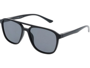 Silac 8934 Ανδρικά Γυαλιά Ηλίου Aviator Κοκάλινα Μαύρα με Μαύρο Φακό