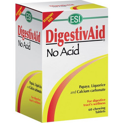 ESI Digestiv Aid Πεπτικό Βοήθημα 60 Μασώμενες Ταμπλέτες