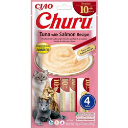 Inaba Churu Senior with Tuna & Salmon 4x14g