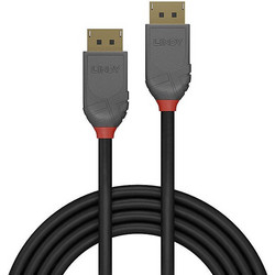 Lindy Καλώδιο DisplayPort 1.4 to DisplayPort Male 0.5m Black 36480