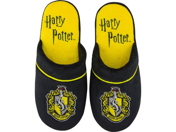 Cinereplicas Harry Potter Χειμερινές Ανδρικές Παντόφλες Κίτρινο Μαύρο HPE560HML