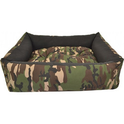 WoofModa Camouflage Καναπές Κρεβάτι Σκύλου Αδιάβροχος Χακί 37x32cm 911-1101-1100