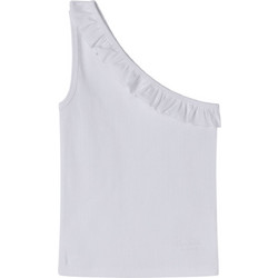 Pepe Jeans Παιδικό T-Shirt Λιλά Λευκό PG503145-800