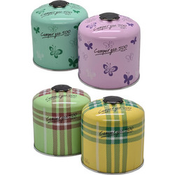 Camper Gaz Φιαλίδιο Υγραερίου Βουτανίου 500gr Καρό Λαχανί
