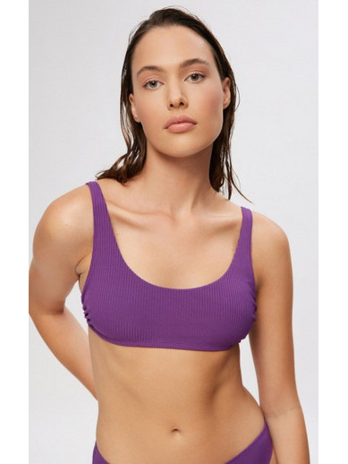 Minerva Bikini Top Μπουστάκι Μωβ 90-9320B